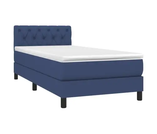 Kontinentaalvoodi Madratsiga, Sinine, 80X200 cm Kangas