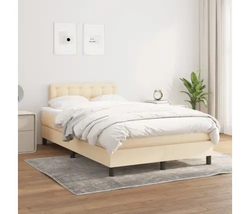 Kontinentaalvoodi Madratsiga, Kreemjas, 120X200 cm Kangas