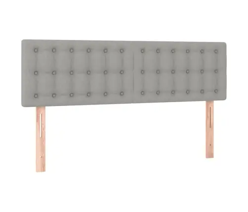 Kontinentaalvoodi Madratsiga, Helehall, 140X190 cm Kangas