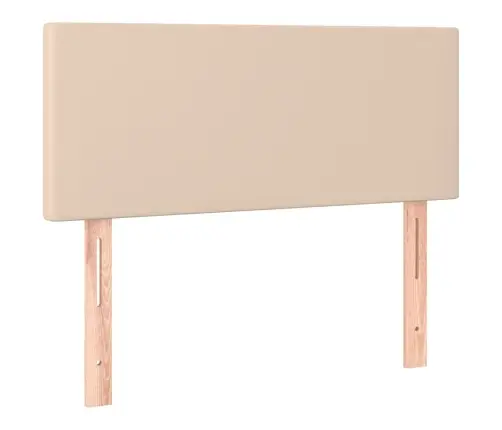 Kontinentaalvoodi Madratsiga, Cappuccino, 80X200 cm Kunstnahk