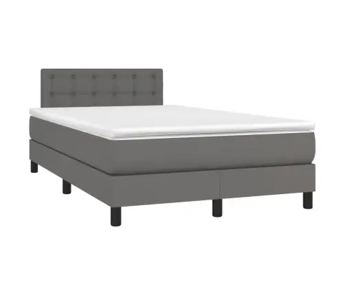 Kontinentaalvoodi Madratsiga, Hall, 120X200 cm Kunstnahk