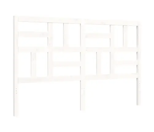 Voodiraam Peatsiga, Valge, Täispuit