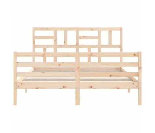 Lovos Rėmas Su Galvūgaliu, 160X200cm Medienos Masyvas