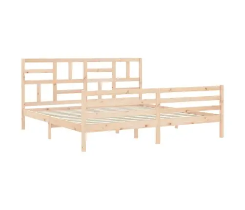 Lovos Rėmas Su Galvūgaliu, Medienos Masyvas, Itin Didelis