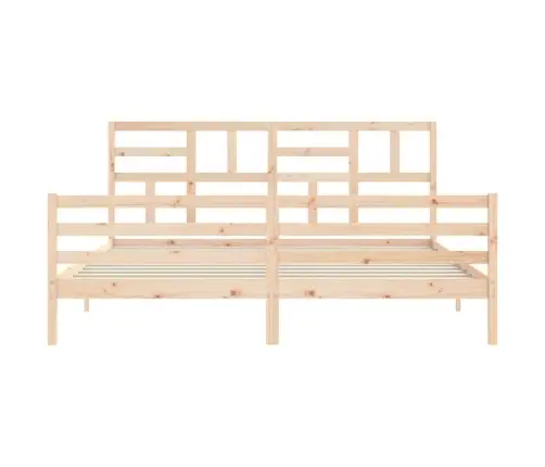 Lovos Rėmas Su Galvūgaliu, Medienos Masyvas, Itin Didelis