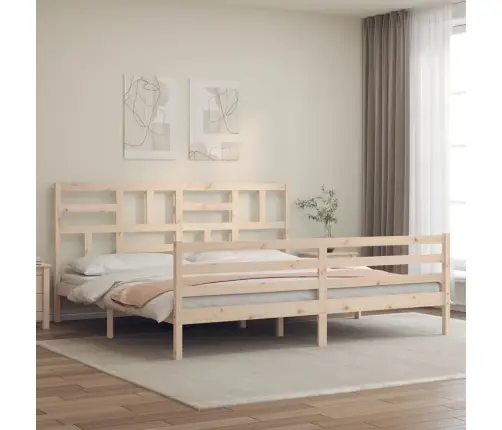 Lovos Rėmas Su Galvūgaliu, Medienos Masyvas, Itin Didelis