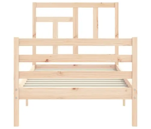 Lovos Rėmas Su Galvūgaliu, 90X200cm Medienos Masyvas