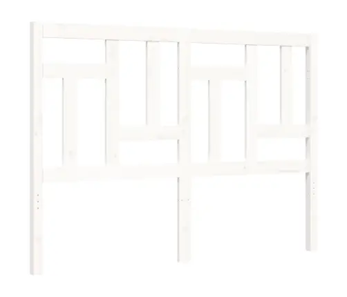 Lovos Rėmas Su Galvūgaliu, Baltas, 140X200cm Medienos Masyvas