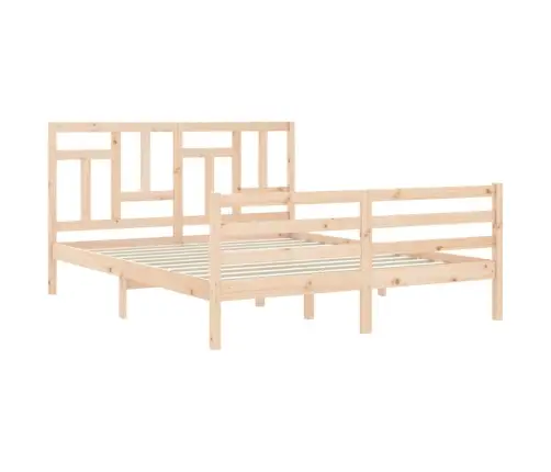 Voodiraam Peatsiga, 160 X 200 cm Täispuit