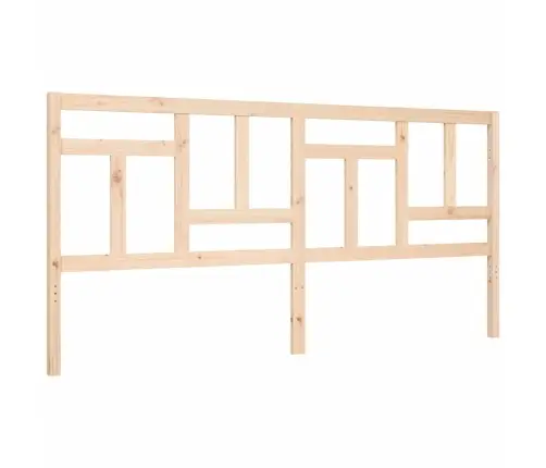 Gultas Rāmis Ar Galvgali, 200X200 Cm, Masīvkoks Vidaxl