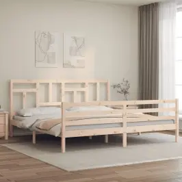 Gultas Rāmis Ar Galvgali, 200X200 Cm, Masīvkoks Vidaxl Gultas Rāmis Ar Galvgali, 200X200 Cm, Masīvkoks Vidaxl