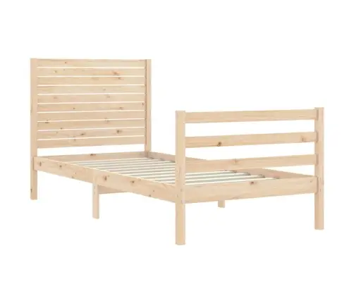 Gultas Rāmis Ar Galvgali, Masīvkoks, 90X200 Cm Vidaxl Gultas Rāmis Ar Galvgali, Masīvkoks, 90X200 Cm Vidaxl