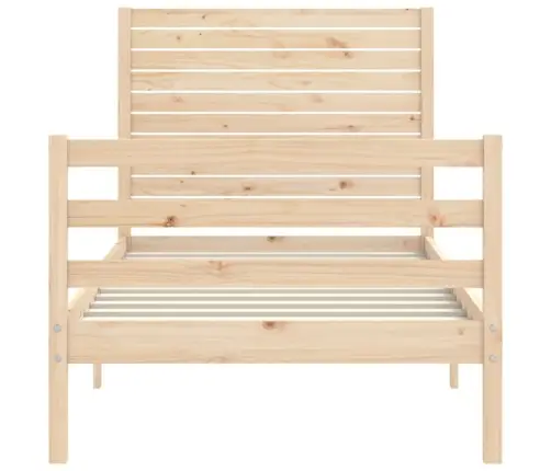 Lovos Rėmas Su Galvūgaliu, 100X200cm Medienos Masyvas