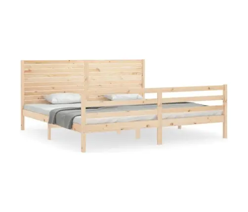 Voodiraam Peatsiga, 200 X 200 cm Täispuit