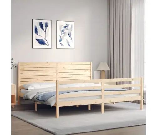 Voodiraam Peatsiga, 200 X 200 cm Täispuit