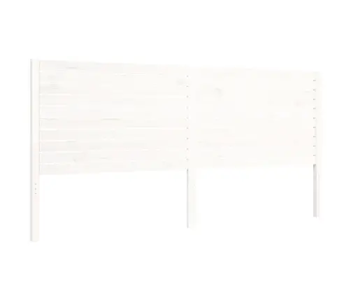 Lovos Rėmas Su Galvūgaliu, Baltas, 200X200cm Medienos Masyvas
