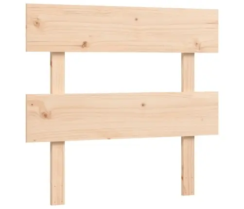 Gultas Rāmis Ar Galvgali, Vienvietīgs, Masīvkoks Vidaxl