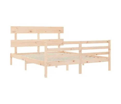 Gultas Rāmis Ar Galvgali, King Size Izmērs, Masīvkoks Vidaxl Gultas Rāmis Ar Galvgali, King Size Izmērs, Masīvkoks Vidaxl