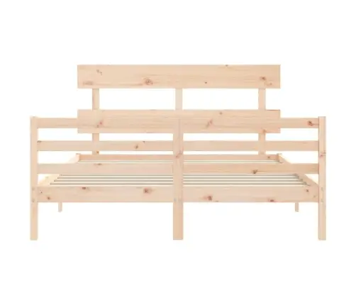 Gultas Rāmis Ar Galvgali, King Size Izmērs, Masīvkoks Vidaxl Gultas Rāmis Ar Galvgali, King Size Izmērs, Masīvkoks Vidaxl