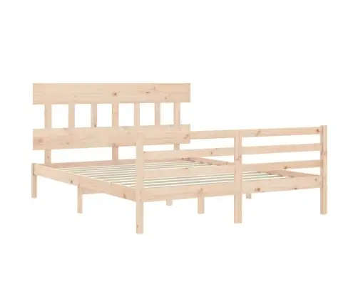 Lovos Rėmas Su Galvūgaliu, Medienos Masyvas, Didelis