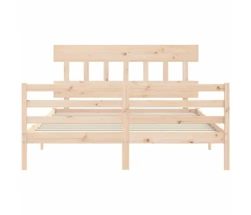 Lovos Rėmas Su Galvūgaliu, Medienos Masyvas, Didelis