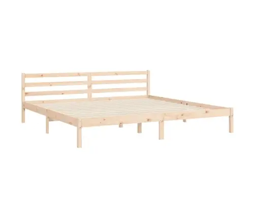 Gultas Rāmis Ar Galvgali, Super King Size, Masīvkoks Vidaxl