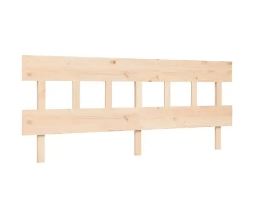 Gultas Rāmis Ar Galvgali, 200X200 Cm, Masīvkoks Vidaxl