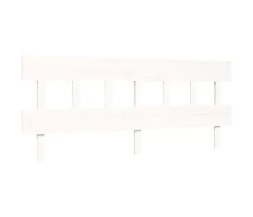 Voodiraam Peatsiga, Valge, 200 X 200 cm Täispuit