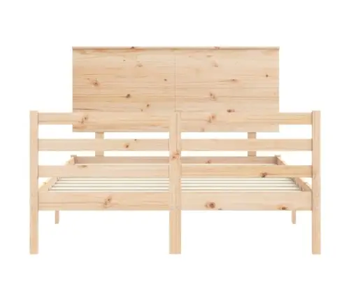 Voodiraam Peatsiga, 140 X 200 cm Täispuit