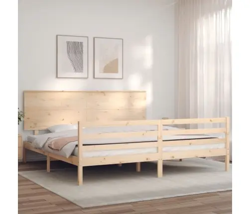 Lovos Rėmas Su Galvūgaliu, Medienos Masyvas, Itin Didelis