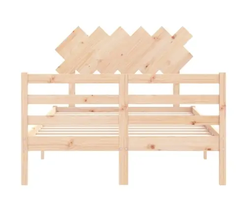 Voodiraam Peatsiga, 120 X 200 cm Täispuit