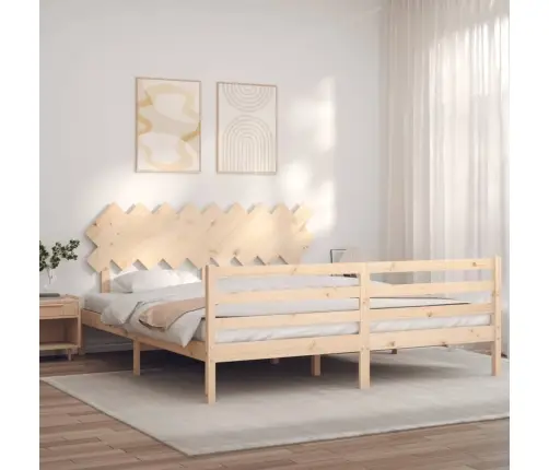 Lovos Rėmas Su Galvūgaliu, Medienos Masyvas, Itin Didelis