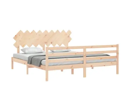 Lovos Rėmas Su Galvūgaliu, Medienos Masyvas, Itin Didelis