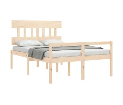 Gulta Ar Galvgali Senioriem, Divvietīgs, Masīvkoks Vidaxl