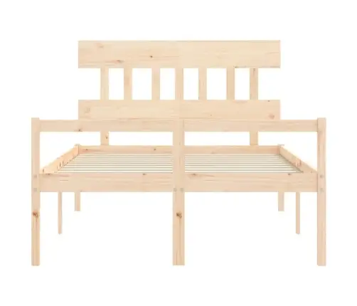 Gulta Ar Galvgali Senioriem, Divvietīgs, Masīvkoks Vidaxl