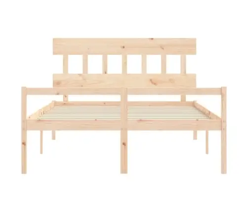 Lova Senjorams Su Galvūgaliu, 160X200 cm Medienos Masyvas