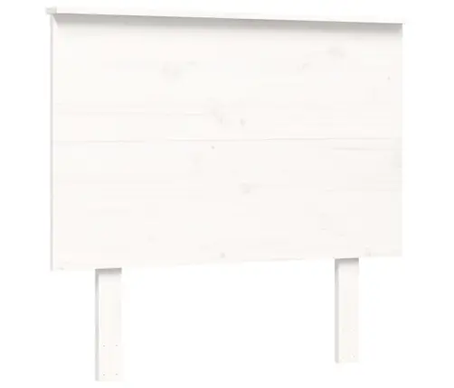 Vanemate Inimeste Voodiraam Peatsiga, Valge, 90X200 Cm Täispuit