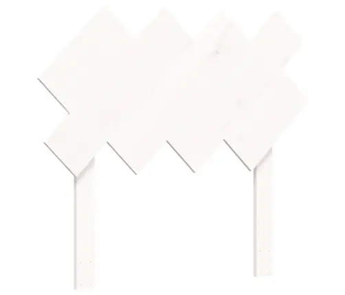 Lova Senjorams Su Galvūgaliu, Baltas, 90X200 cm Mediena