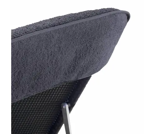 Rannarätikud 4 Tk, Antratsiithall, 60 X 135 cm Kangas, 400 Gsm