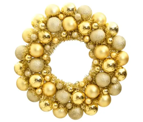 Jõulupärg, Kuldne, 45 cm Polüstüreen