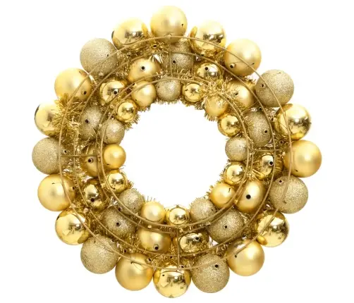 Jõulupärg, Kuldne, 45 cm Polüstüreen