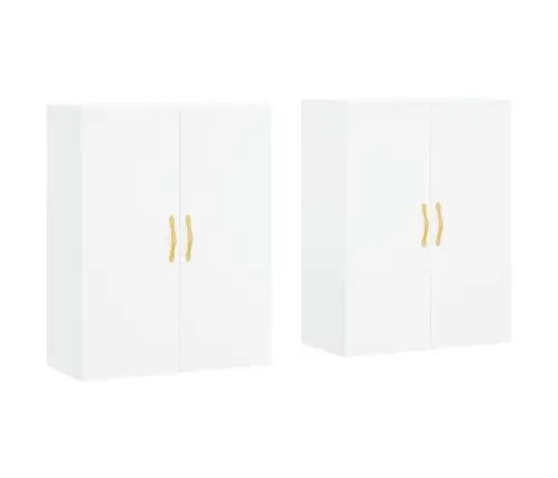 Seinakapid 2 Tk, Valge, 69,5 X 34 X 90 Cm