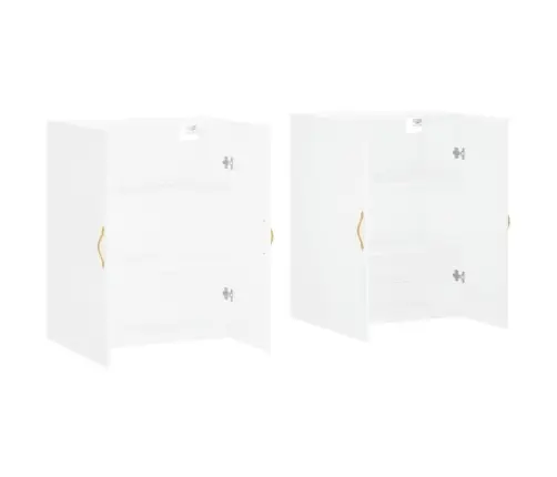 Seinakapid 2 Tk, Valge, 69,5 X 34 X 90 Cm