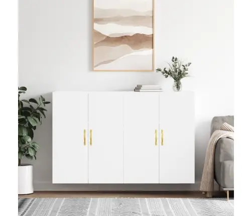 Seinakapid 2 Tk, Valge, 69,5 X 34 X 90 Cm