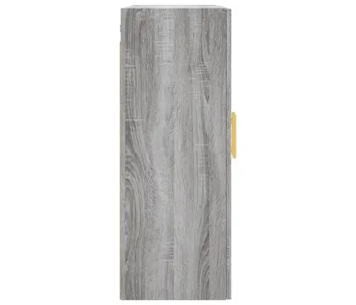 Sienas Skapīši, 2 Gab., 69,5X34X90 Cm, Pelēcīga Ozolkoka Krāsa Vidaxl