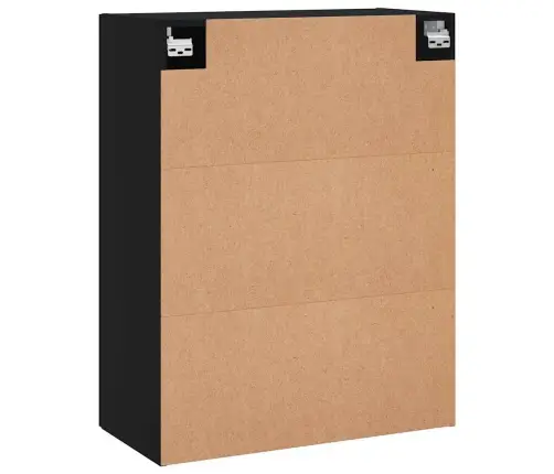 Sienas Skapīši, 2 Gab., Melns, 69,5X34X90 Cm Vidaxl