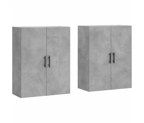 Sienas Skapīši, 2 Gab., Betona Pelēks, 69,5X34X90 Cm Vidaxl Sienas Skapīši, 2 Gab., Betona Pelēks, 69,5X34X90 Cm Vidaxl