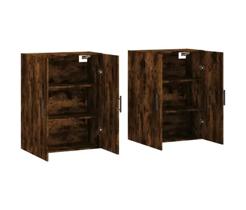 Seinakapid 2 Tk, Suitsutatud Tamm, 69,5 X 34 X 90 Cm