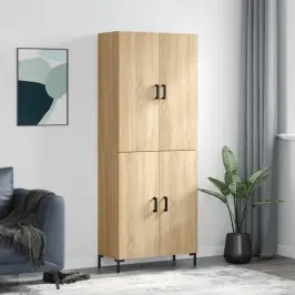 Augstais Skapis, Ozolkoka, 69,5X34X180 Cm, Inženierijas Koks Vidaxl