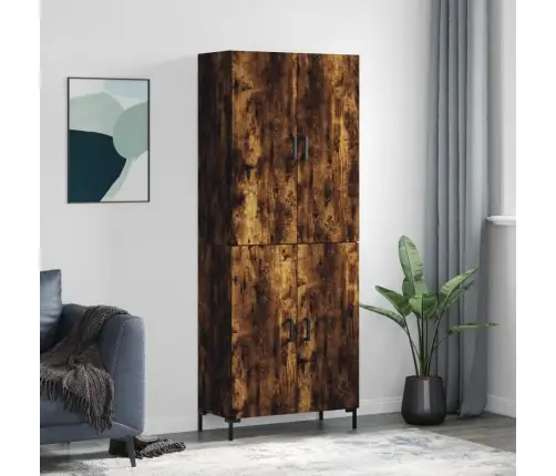 Augstais Skapis, Ozolkoka, 69,5X34X180 Cm, Inženierijas Koks Vidaxl